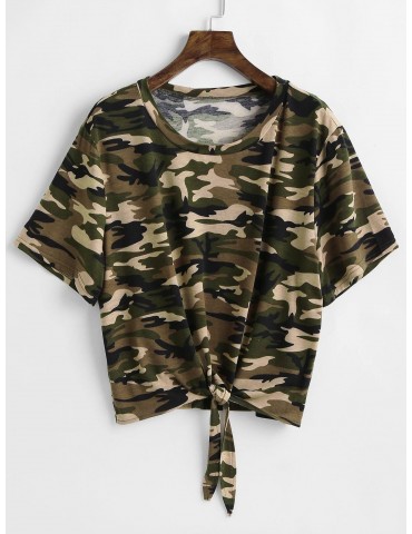 Tie Camo Plus Size T-shirt - Acu Camouflage 2x